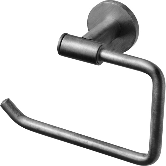 TOALETTPAPPERSHÅLLARE U LOCK TA235 BRUSHED BLACK CHROME | Beijerbygg Byggmaterial